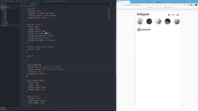 Instagram Clone Mobile App Speed Code - HTML & CSS Only! (2021) смотреть онлайн