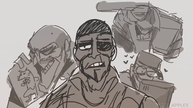 Soldier finds out that heavy is a Communist animated (sorta) смотреть онлайн