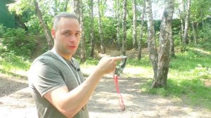 Мощная высококачественная рогатка из нержавеющей стали с двойным прицелом с OZON.