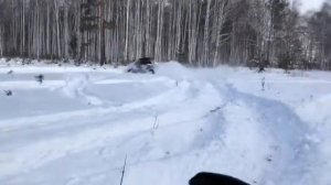 Polaris RZR 1000 по снегу