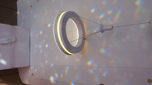 Светодиодная кольцевая led люстра! смотреть онлайн