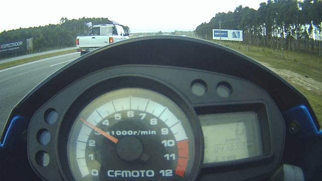Cfmoto 650nk Maxima Velocidad/top Speed! 199km/h