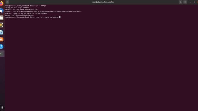 Creación de contenedor Apache con Docker смотреть онлайн