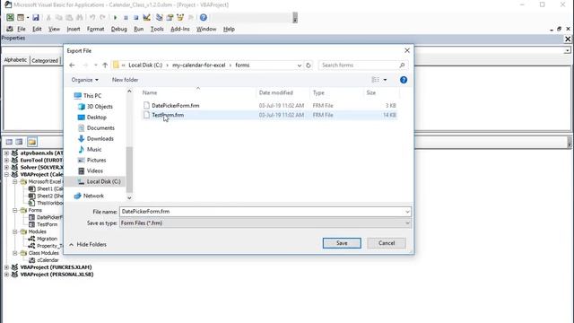 Calendar Control for All Office versions смотреть онлайн