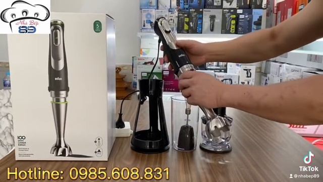 Máy xay cầm tay Braun MQ9 9125x смотреть онлайн