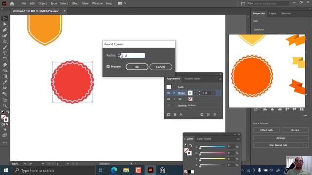 Membuat Badge Vektor di Adobe Illustrator (Tutorial) смотреть онлайн
