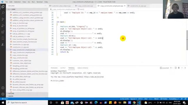 Shallow Copy Constructor In C++ #181 смотреть онлайн