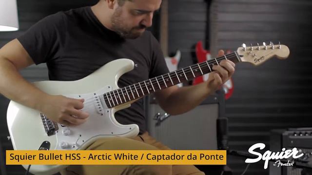 Fender® Squier Bullet HSS - Captação da Ponte смотреть онлайн