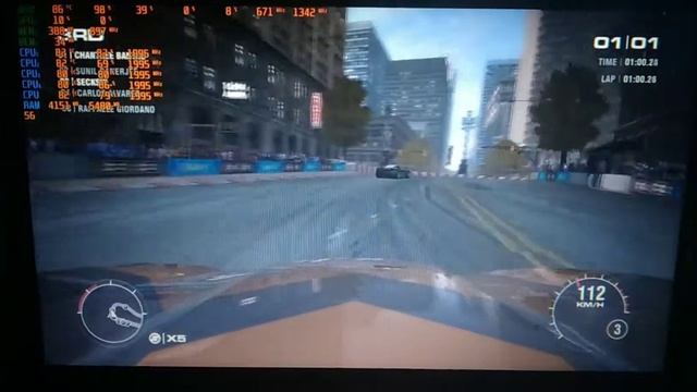[GeForce GT 540m] Benchmark: GRID 2 смотреть онлайн