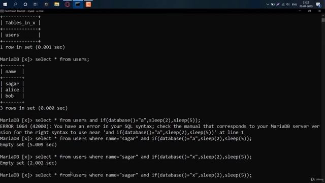 The Complete SQL Injections Udemy 10 смотреть онлайн