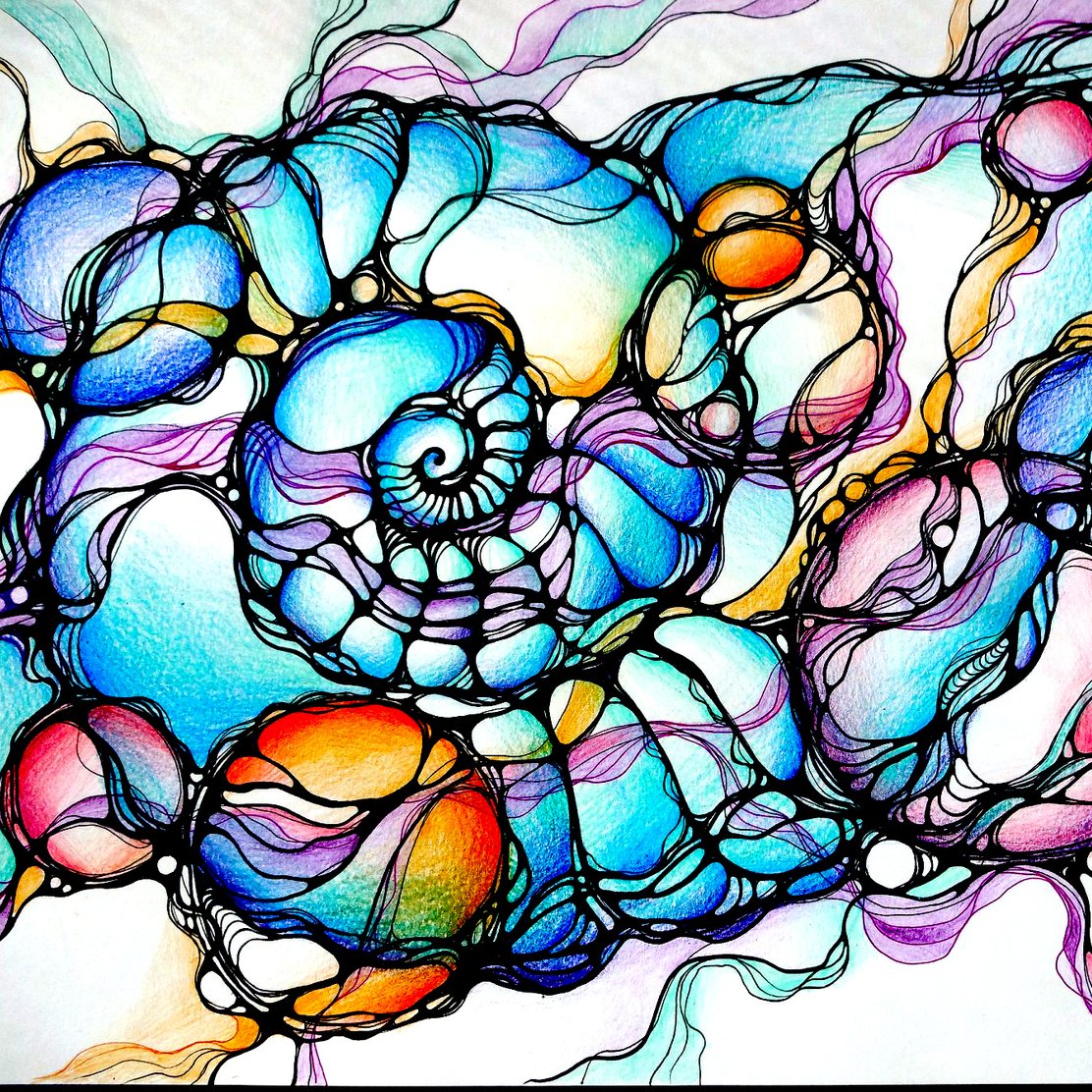 Нейрографика  быстро снять стресс и успокоиться