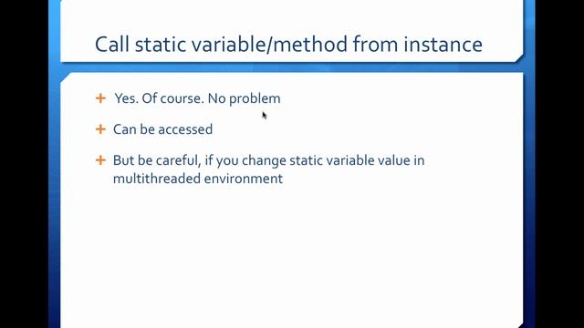 Java Static variable and Methods - Tamil (With English Subtitles) смотреть онлайн