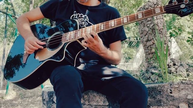 Fender Kingman V2 acoustic bass - unplugged sound (original composition) смотреть онлайн