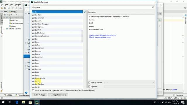 How to download and install python packages or module using pycharm idle. смотреть онлайн