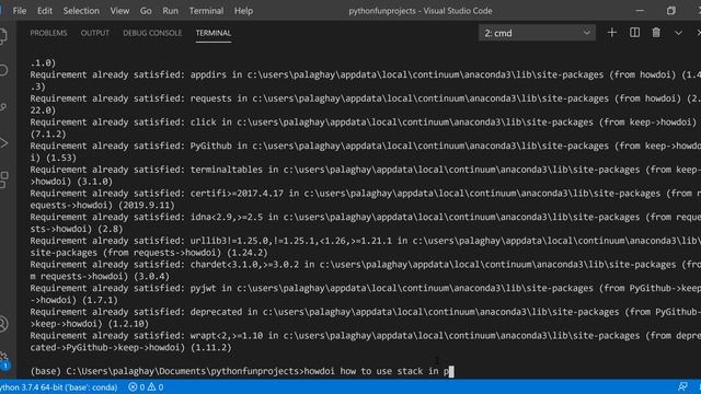 STACK OVERFLOW SEARCH TOOL USING PYTHON | Yaswanth Sai Palaghat | Techie Empire смотреть онлайн
