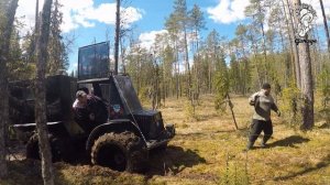 Прицеп для караката (болотоход-переломка)