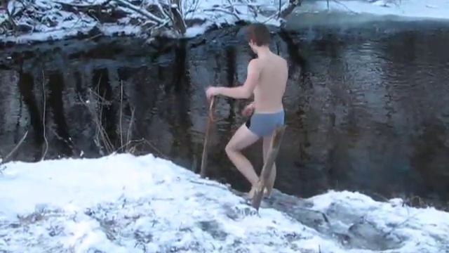 Богоявление 2012 купание на речке смотреть онлайн
