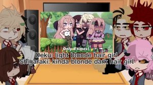 Mha react to deku as random gacha tiktoks ll no thumbnail ll