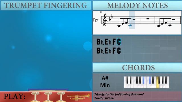 How to play Dream Running Music by Bobby Cole on Trumpet (Tutorial) смотреть онлайн