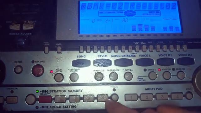 Registration Memory YAMAHA PSR 550 540 630 740 730 - Como usar | VictorFS смотреть онлайн