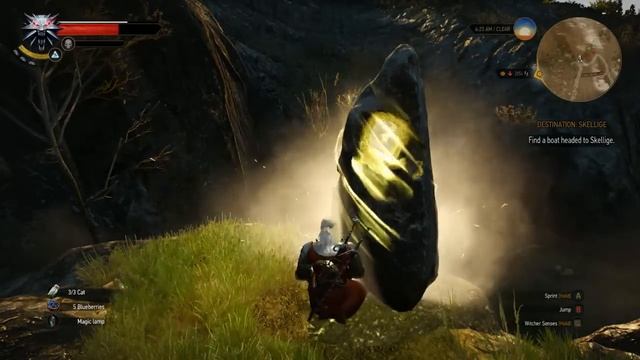 The Witcher 3 Tip - Bald Mountain Undiscovered Location/Place of Power смотреть онлайн