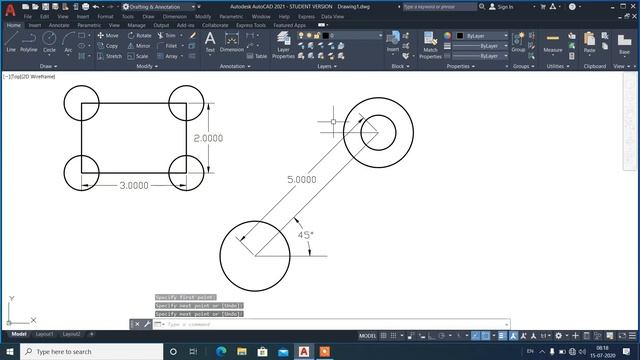 How to Move & Copy Selected objects in AutoCAD Software? смотреть онлайн