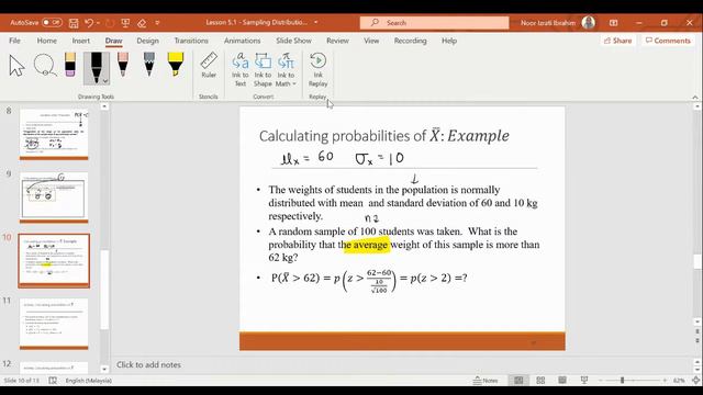Lesson 5.1: Sampling Distribution of the Sample Mean смотреть онлайн