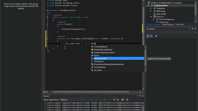 Crud Operations Setting and Designing Form Part : 5 смотреть онлайн
