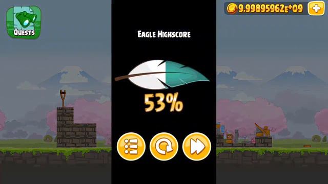 Angry Birds Seasons Cherry Blossom (Mighty Eagle) Any% смотреть онлайн