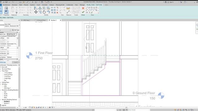 Attach wall to stairs / cupboard under stairs Revit Tutorial смотреть онлайн