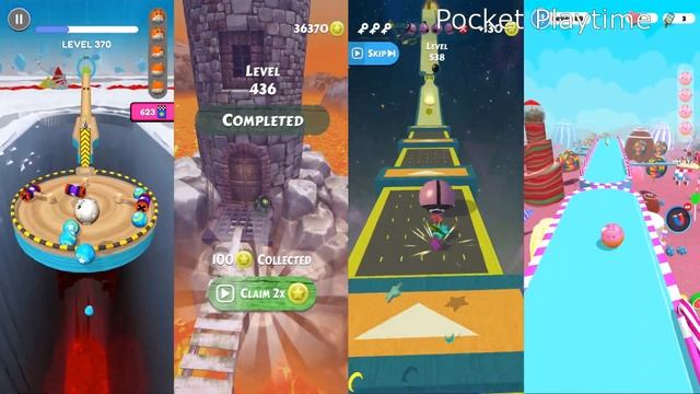 Going Balls vs Rollance vs Action Balls va Candy Ball Run - All level gameplay Android, IOS смотреть онлайн