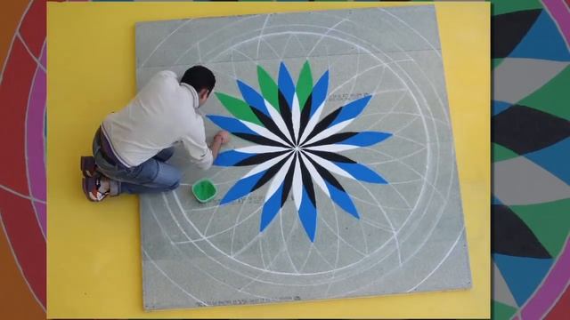 Rangoli Timelapse by Chirag Mulia смотреть онлайн