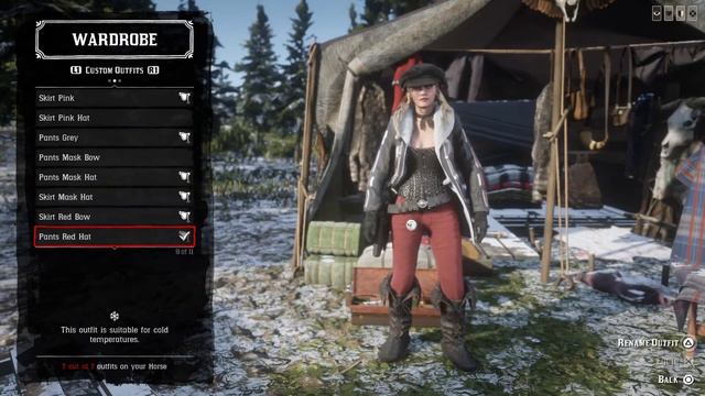Red Dead Online Warm clothing for snow. Winter Fashion смотреть онлайн