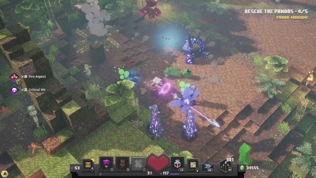 Minecraft Dungeons DLC - How To Unlock Panda Plateau (plus Walkthrough) [Ep16]