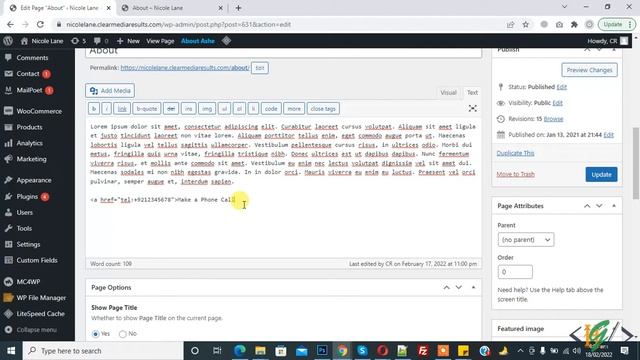 How to add telephone call-able link in Website | Make a Phone Number Clickable in Website смотреть онлайн