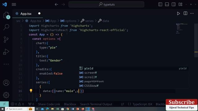 React JS Tutorial - Basic to Advance ? highcharts-react-officialReact Typescript Simple pie Chart смотреть онлайн