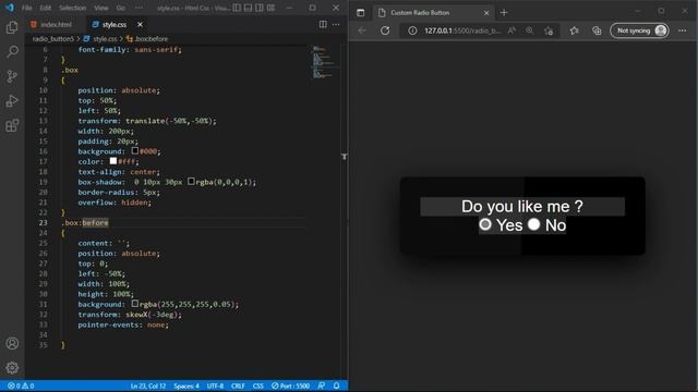 BUTTON ANIMATED HOVER EFFECTS @uzzbe_dls @OnlineTutorialsYT | PROGRAMING GROUP #13 day смотреть онлайн