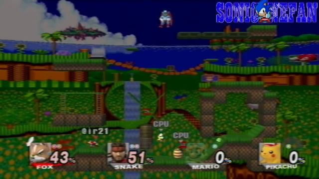 [Brawl+ Textures] - Green Hill Zone 2 [REDONE] (HD) смотреть онлайн