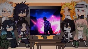 [KNY] • past Hashiras react to Tanjiro Kamado • [??]