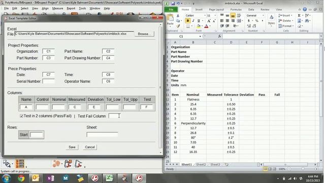 PolyWorks MultiPart Inspection and Exporting Measured data to a Custom Excel Template смотреть онлайн