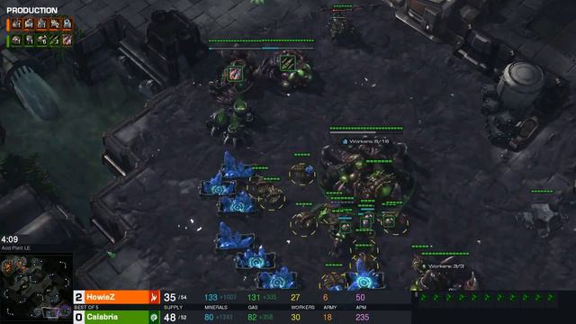 AHGL 2018: Swiss Week 3 - IBM vs "Team CORSAIR" Game 3 (PvZ HowieZ vs Calabria) смотреть онлайн