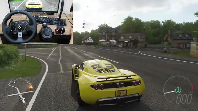 Forza Horizon 4 | HENNESSEY VENOM GT (Racing) | Logitech G923 TRUEFORCE смотреть онлайн