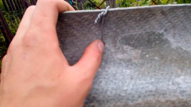 Забор из старого шифера