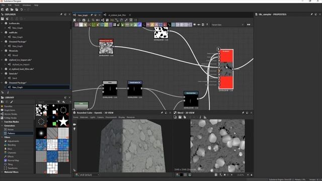 Substance Designer - Rock and Grass Material смотреть онлайн
