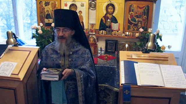 Проповедь иеромонаха Амвросия (Тимрота) на Вход во храм Пресвятой Богородицы, 4 декабря 2009 года смотреть онлайн