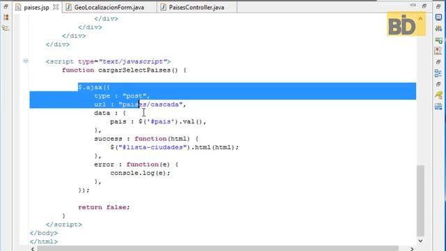 Curso Spring: Módulo 5 - Vistas Ajax jQuery смотреть онлайн