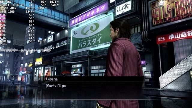 Yakuza 4 Remastered - Xeon E3-1230 v2 - GTX 660 - 12GB RAM смотреть онлайн