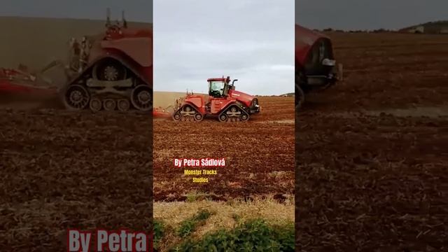 Case IH 620 Quadtrac cultivating the last part [Pure sound ON] #shorts смотреть онлайн