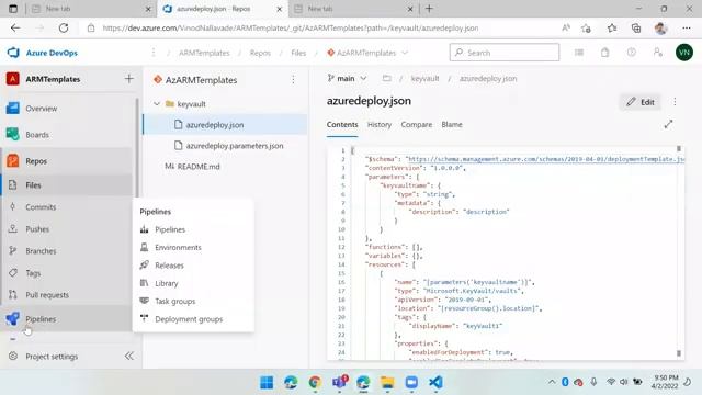 Integration of Azure ARM Templates with Azure Pipelines | CICD | Az-400 | Azure DevOps смотреть онлайн
