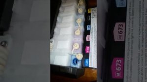 Заправка чернил принтера EPSON L 850